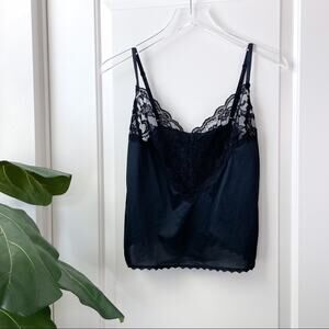 Cabernet Vintage Black Lace Cami Lingerie 36
